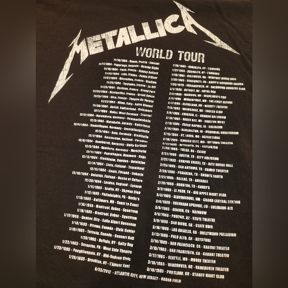 METALLICA - ORION + MUSIC + MORE FESTIVAL SHIRT  -  MENS SIZE XL - Picture 7 of 11